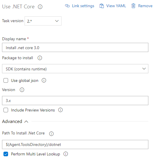 Install DotNetCore