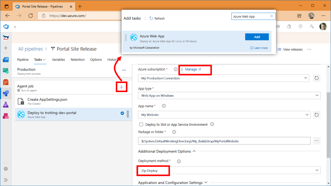 Azure Web App Deployment